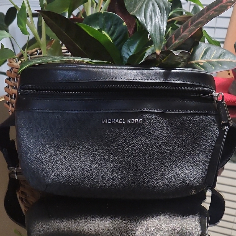 Michael Kors Black Belt Bag for Men
